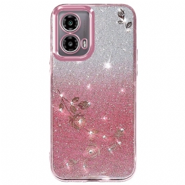 Deksel Til Motorola Edge 50 Fusion Rhinestones Og Paljetter