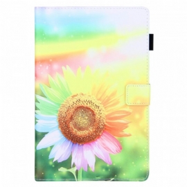 Folio Deksel Til Samsung Galaxy Tab A8 (2021) Blomster I Solen