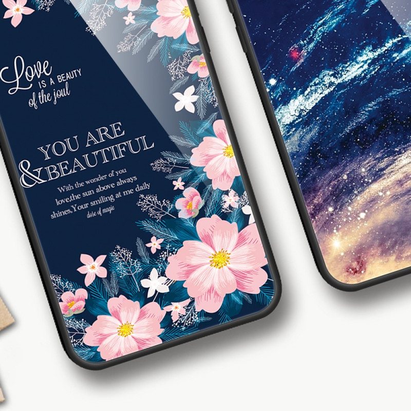 Deksel Til iPhone 15 Plus Elsker Rosa Blomster