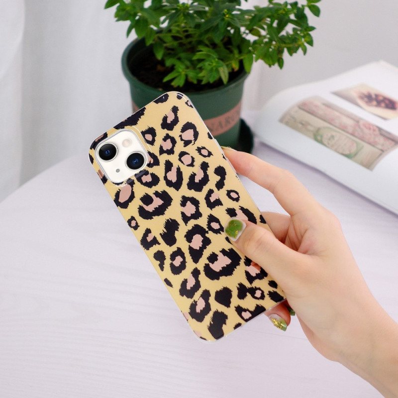 Deksel Til iPhone 15 Plus Leopard