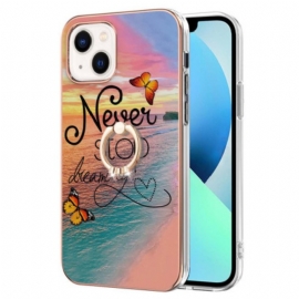 Deksel Til iPhone 15 Plus Never Stop Dreaming Support Ring