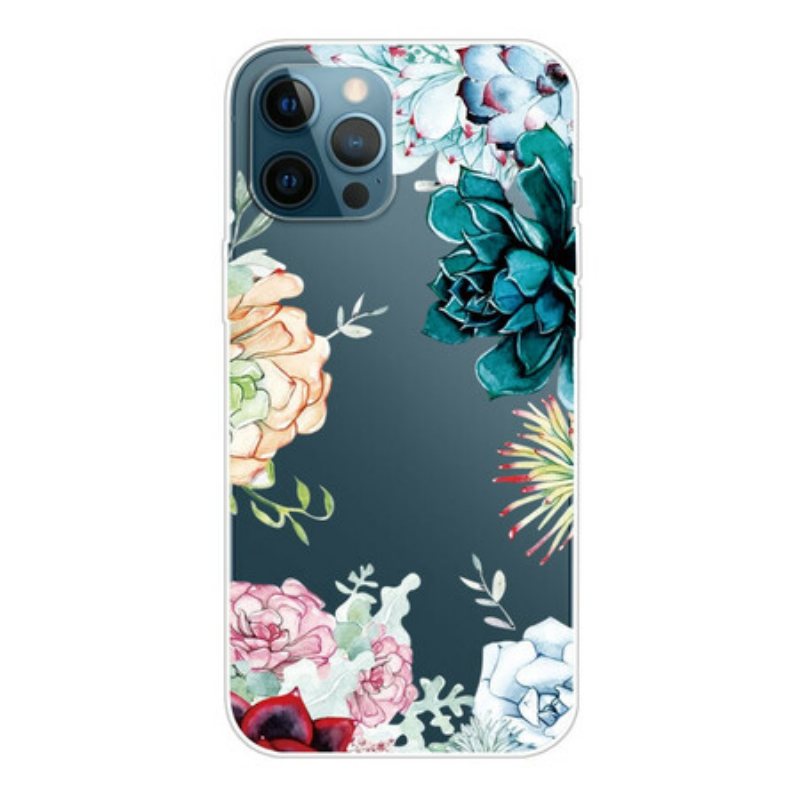 Deksel Til iPhone 13 Pro Max Akvarell Blomster