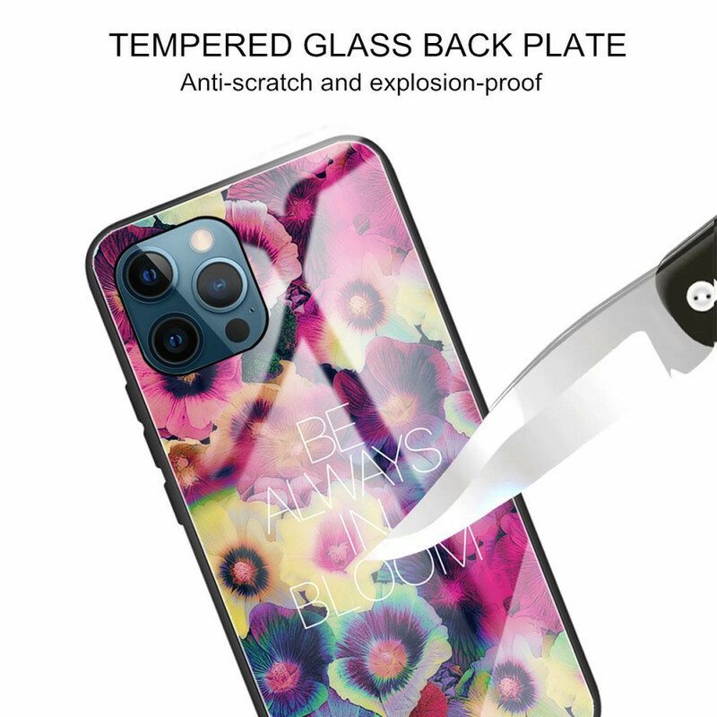 Deksel Til iPhone 13 Pro Max Be Always In Bloom Herdet Glass