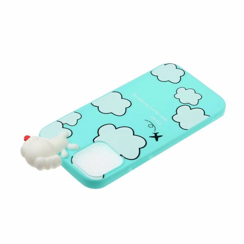 Deksel Til iPhone 13 Pro Max Dog In The Clouds 3d