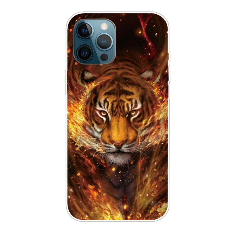 Deksel Til iPhone 13 Pro Max Fleksibel Tiger