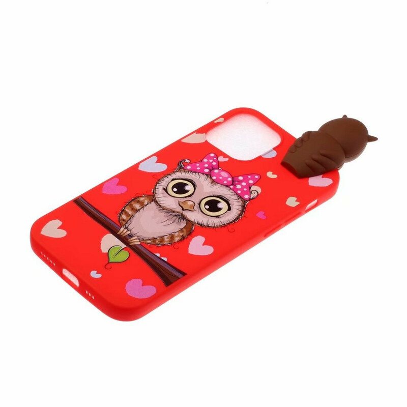 Deksel Til iPhone 13 Pro Max Miss Owl 3d