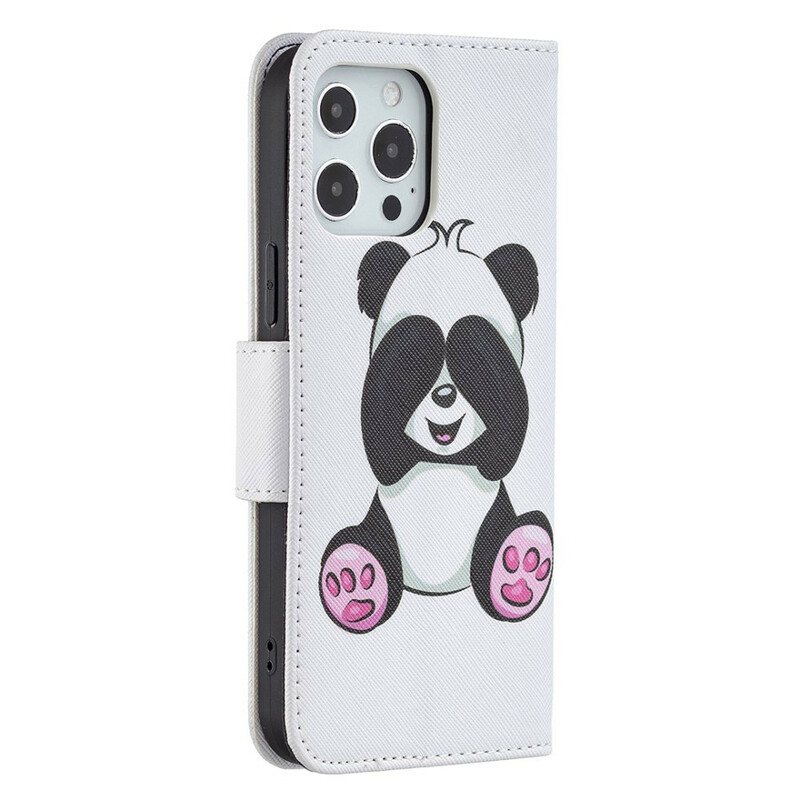 Folio Deksel Til iPhone 13 Pro Max Panda Moro