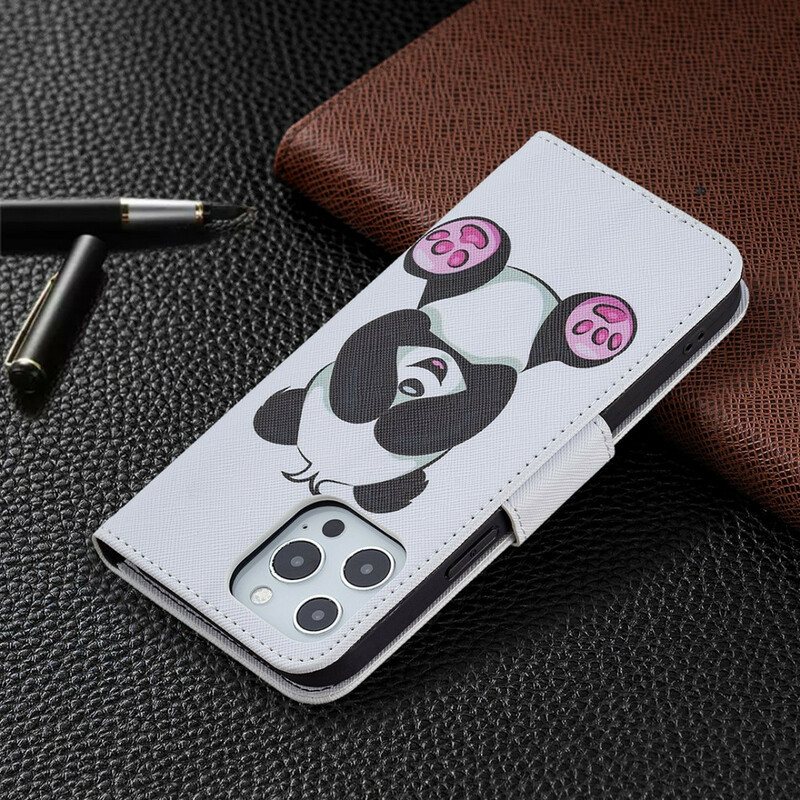 Folio Deksel Til iPhone 13 Pro Max Panda Moro