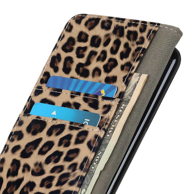 Lærdeksel Til iPhone 13 Pro Max Vanlig Leopard