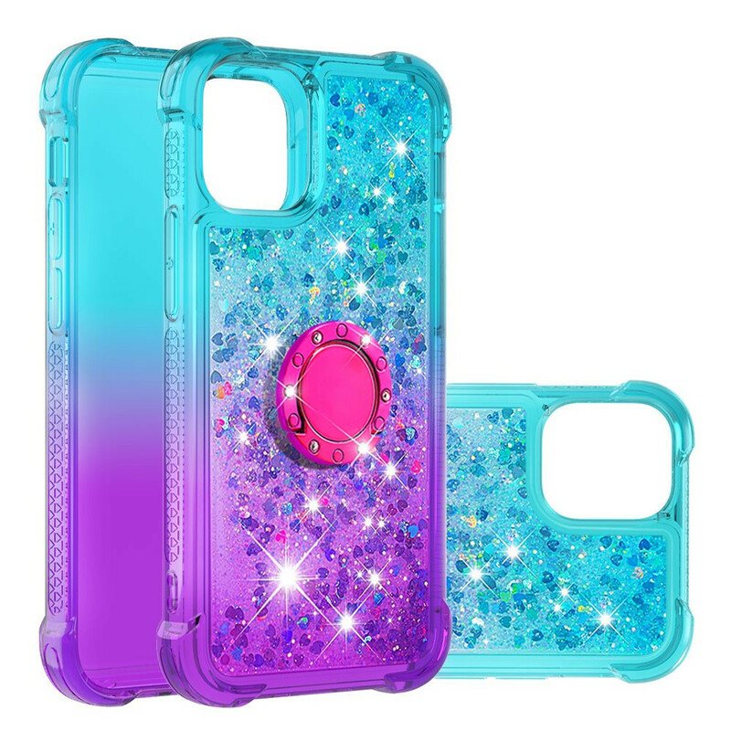 Mobildeksel Til iPhone 13 Pro Max Glitter Ring-bracket