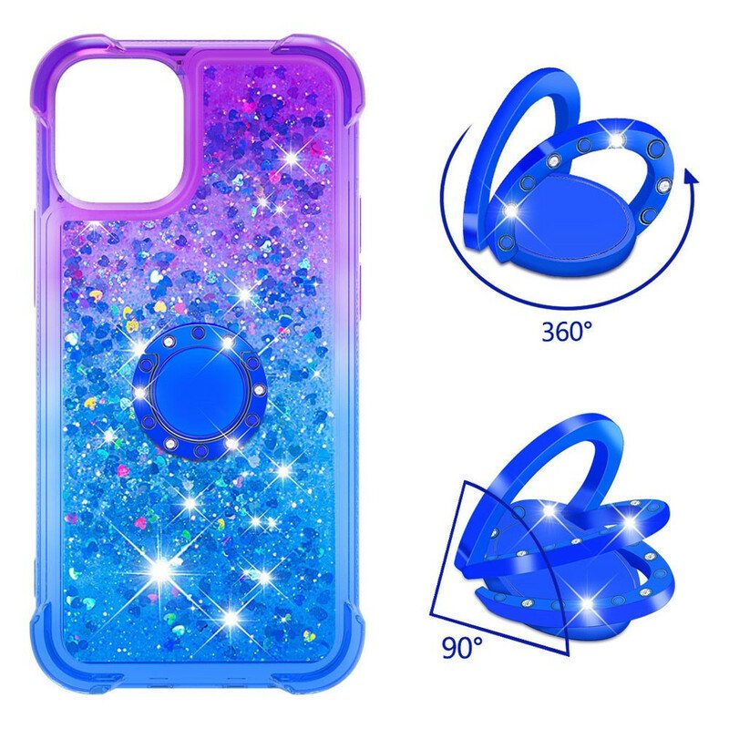 Mobildeksel Til iPhone 13 Pro Max Glitter Ring-bracket