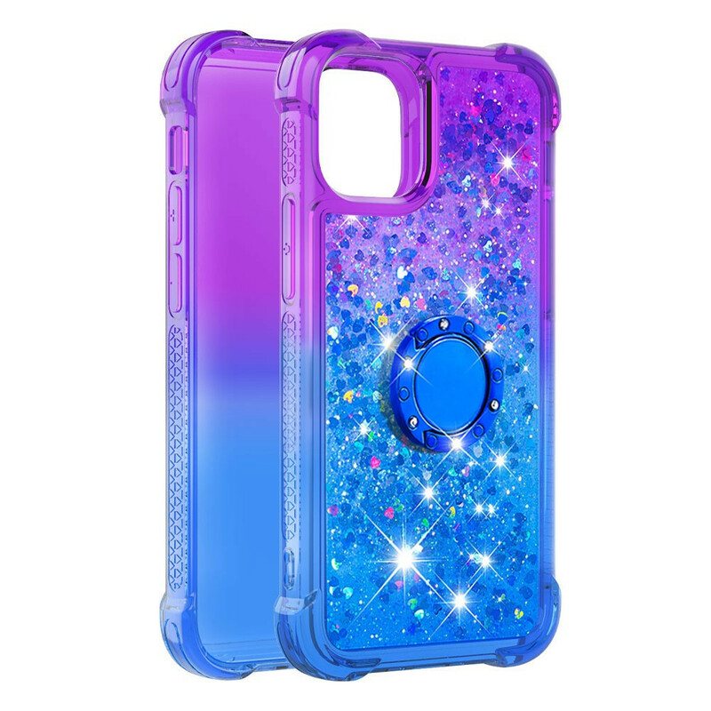 Mobildeksel Til iPhone 13 Pro Max Glitter Ring-bracket