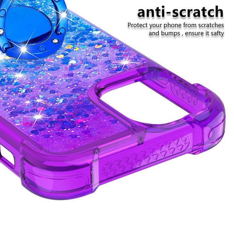 Mobildeksel Til iPhone 13 Pro Max Glitter Ring-bracket