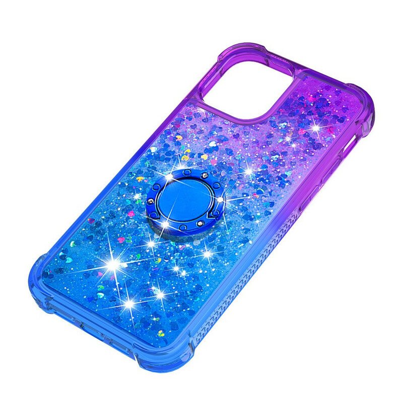 Mobildeksel Til iPhone 13 Pro Max Glitter Ring-bracket