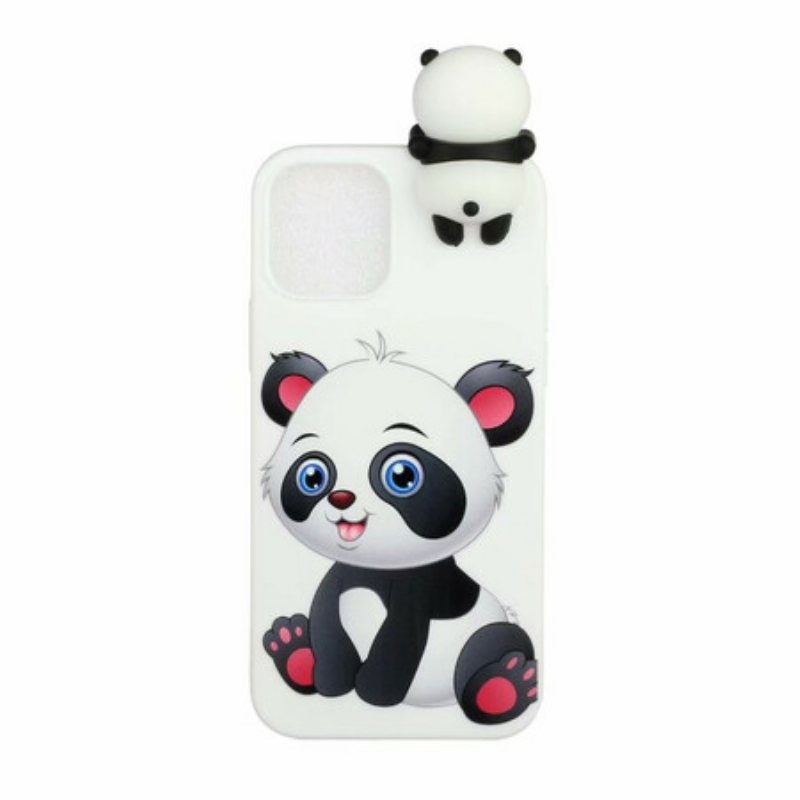 Mobildeksel Til iPhone 13 Pro Max Søt Panda 3d