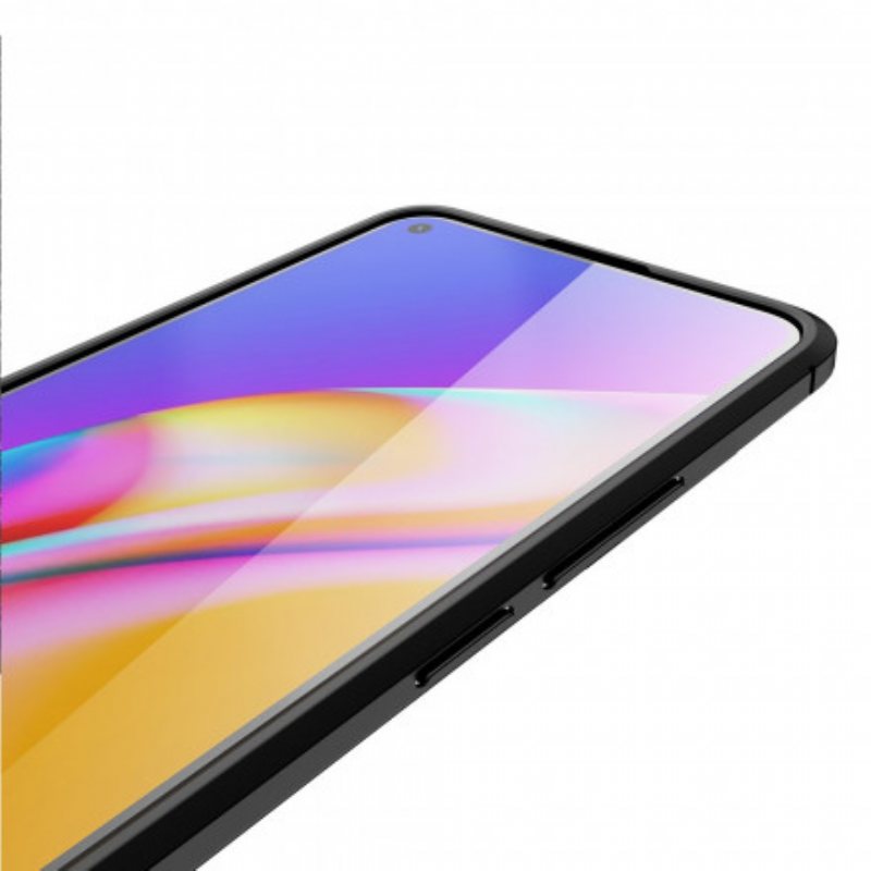 Deksel Til Realme 8 / 8 Pro Dobbel Linje Litchi Leather Effect