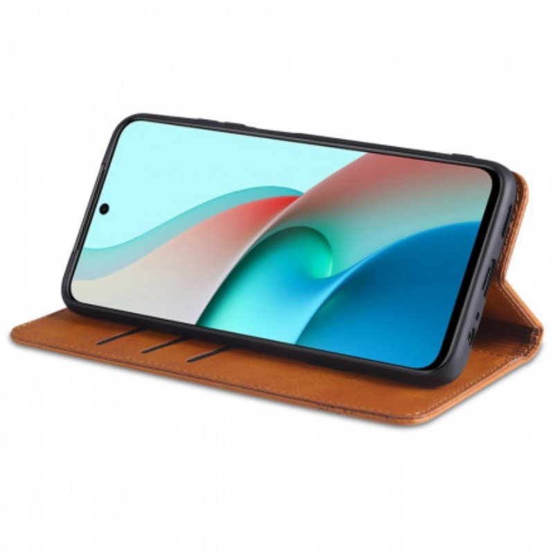 Beskyttelse Deksel Til Xiaomi Redmi Note 10 / 10S Folio Deksel Azns Skinnstyling