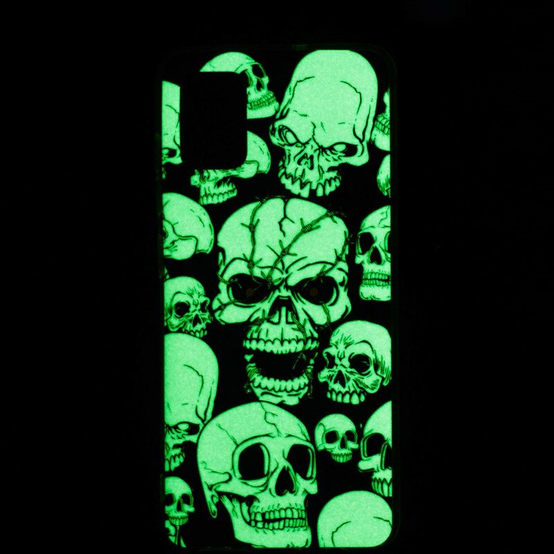 Deksel Til Xiaomi Redmi Note 10 / 10S Fluorescerende Hodeskaller