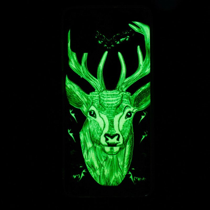 Deksel Til Xiaomi Redmi Note 10 / 10S Fluorescerende Majestic Deer