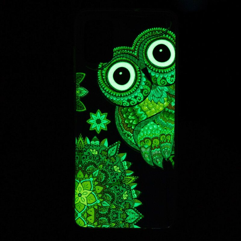 Deksel Til Xiaomi Redmi Note 10 / 10S Fluorescerende Ugle Mandala