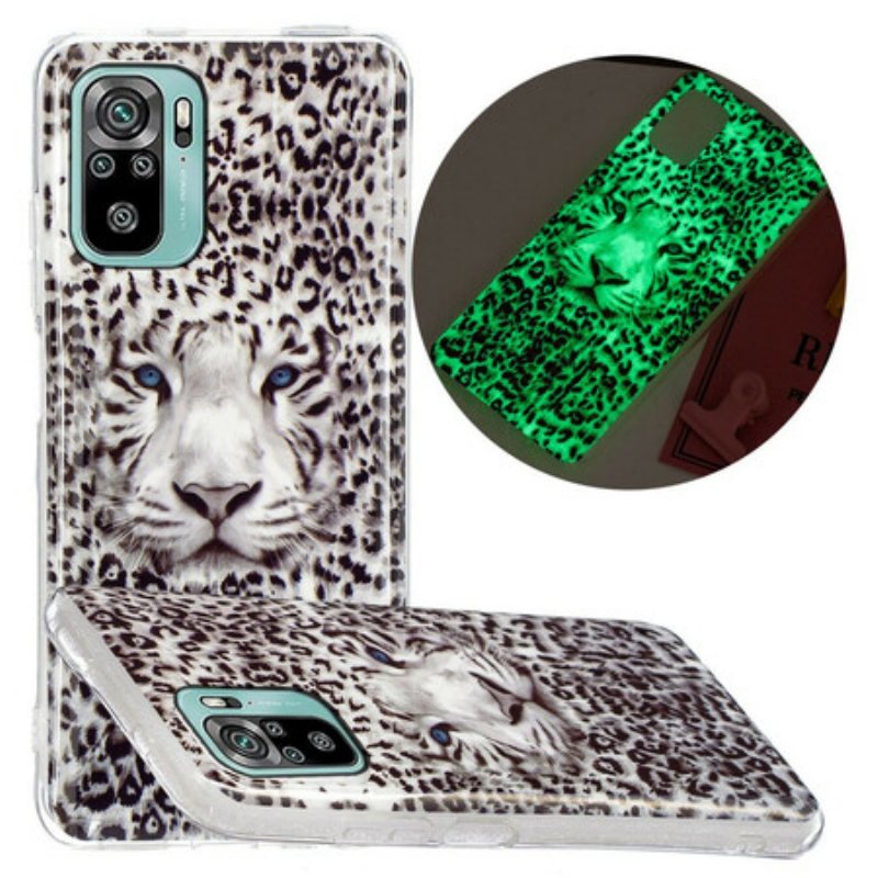 Deksel Til Xiaomi Redmi Note 10 / 10S Leopard Fluorescerende