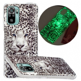 Deksel Til Xiaomi Redmi Note 10 / 10S Leopard Fluorescerende