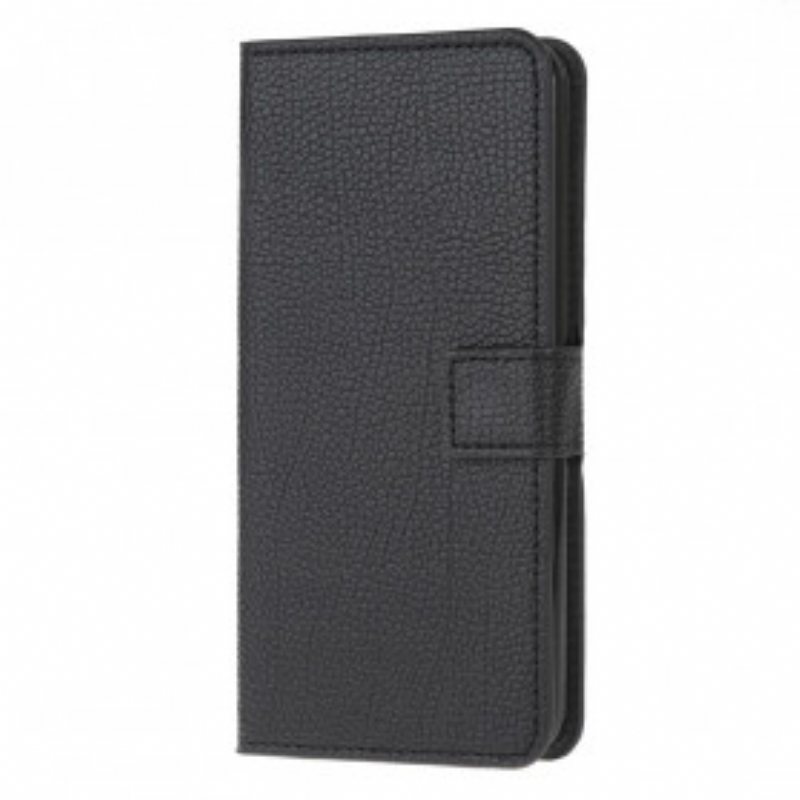 Folio Deksel Til Xiaomi Redmi Note 10 / 10S Litchi Grain Leather Effect