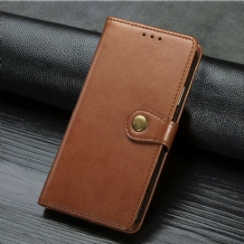 Folio Deksel Til Samsung Galaxy Note 10 Med Kjede Elegant Strappy I Kunstskinn
