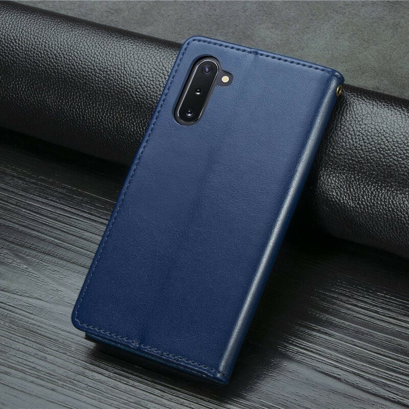 Folio Deksel Til Samsung Galaxy Note 10 Med Kjede Elegant Strappy I Kunstskinn