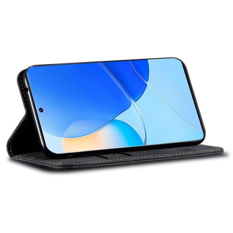 Folio Deksel Huawei Nova 12 Se Jeansstoff