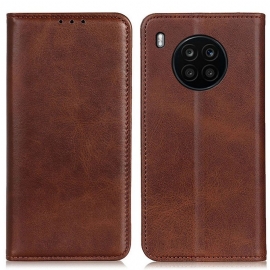 Beskyttelse Deksel Til Huawei Nova 8i Folio Deksel Elegance Split Leather