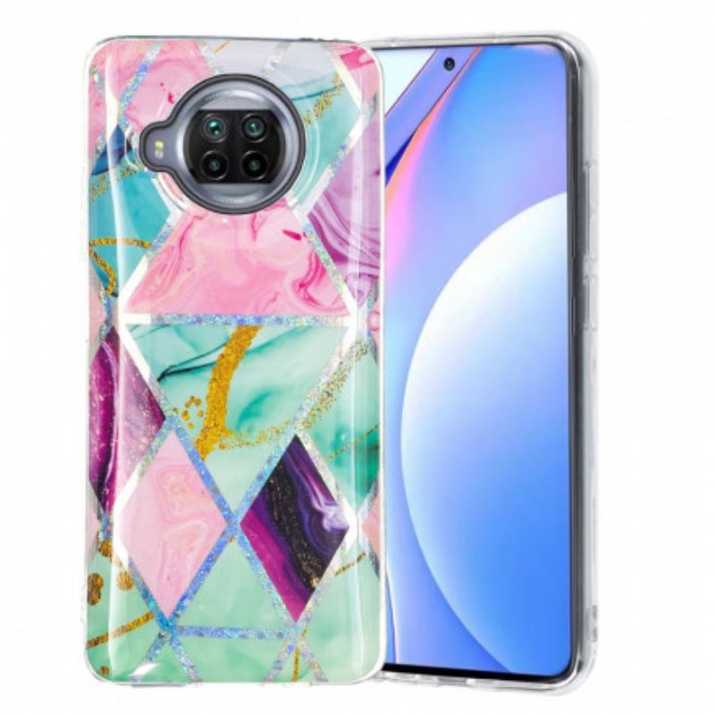 Deksel Til Xiaomi Redmi Note 9 Pro 5G Glitter Design Marmor