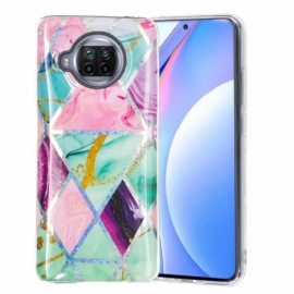 Deksel Til Xiaomi Redmi Note 9 Pro 5G Glitter Design Marmor