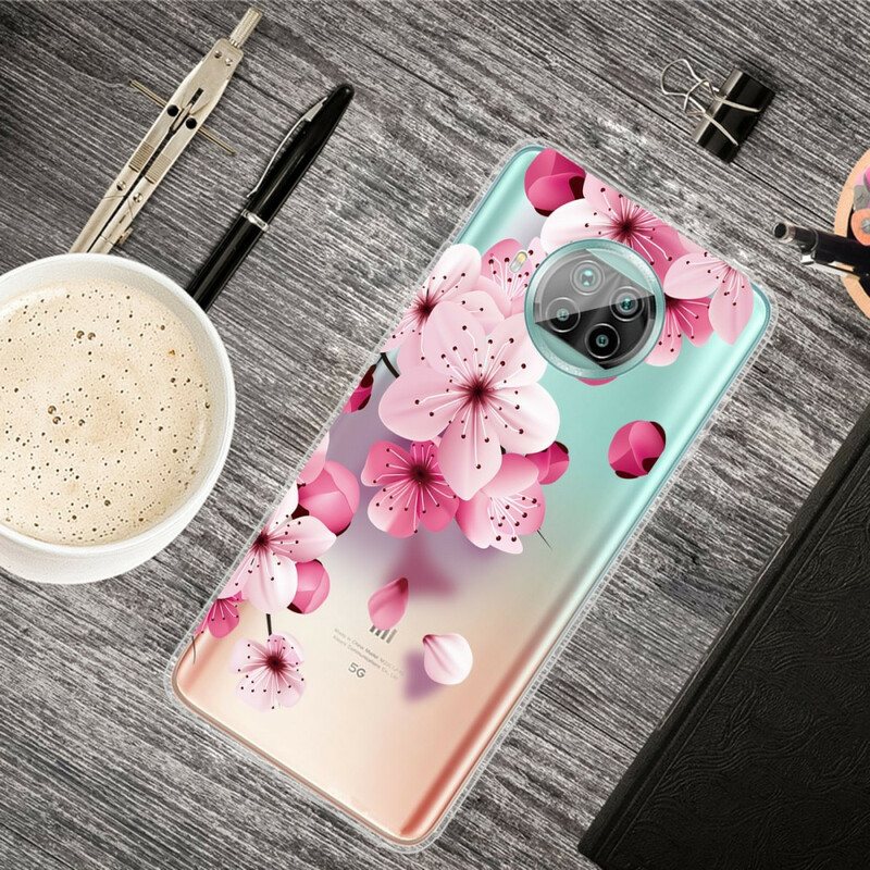 Deksel Til Xiaomi Redmi Note 9 Pro 5G Små Rosa Blomster