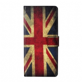 Folio Deksel Til Xiaomi Redmi Note 9 Pro 5G Englands Flagg