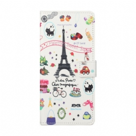 Folio Deksel Til Xiaomi Redmi Note 9 Pro 5G Jeg Elsker Paris