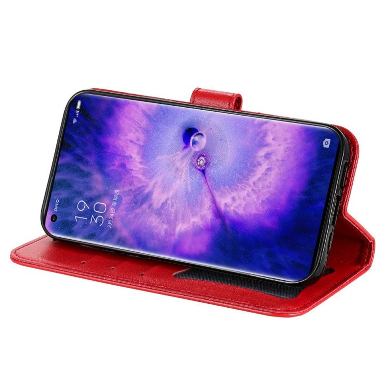 Folio Deksel Til Oppo Find X5 Med Kjede Strappy Mandala