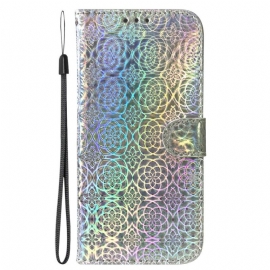 Folio Deksel Realme 12 Plus 5g Strappy Disco Style