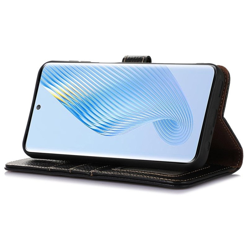 Folio Deksel Honor X9b / Magic 6 Lite Leather Elegance Rfid Beskyttelse Deksel