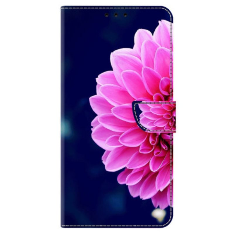 Folio Deksel Honor X9b / Magic 6 Lite Rosa Blomst