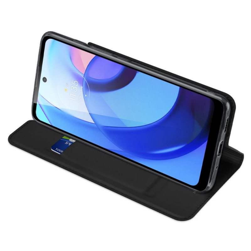 Beskyttelse Deksel Til Moto E40 / E30 / E20 Folio Deksel Skin Pro Dux Ducis