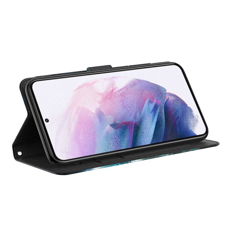 Folio Deksel Til Moto E40 / E30 / E20 Elegant Blonder