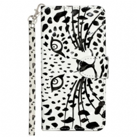 Folio Deksel Xiaomi 14t Leopard Grafisk Stropp