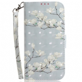 Folio Deksel Xiaomi 14t Stripete Magnolia