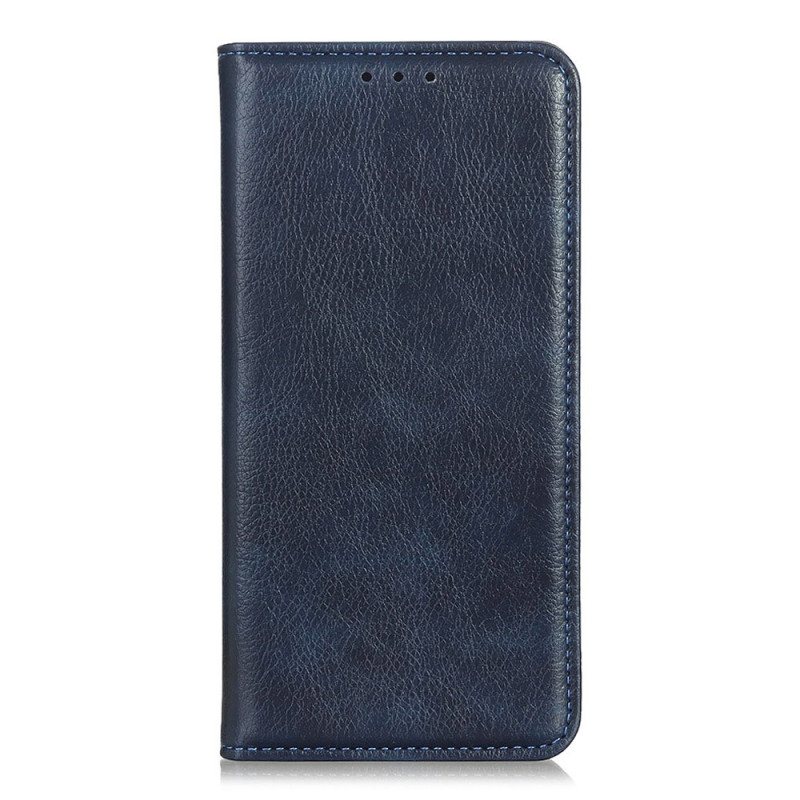 Beskyttelse Deksel Til Xiaomi Redmi 10A Folio Deksel Lychee Split Leather Texture