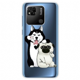 Deksel Til Xiaomi Redmi 10A Gjennomsiktige Morsomme Hunder