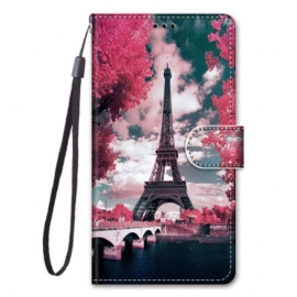 Folio Deksel Til Xiaomi Redmi 10A Eiffeltårnet Om Sommeren