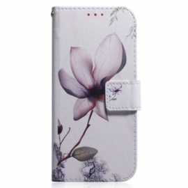 Lærdeksel Til Xiaomi Redmi 10A Rosa Blomst