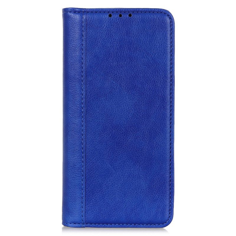 Beskyttelse Deksel Til Samsung Galaxy A03s Folio Deksel Litchi Business Split Leather