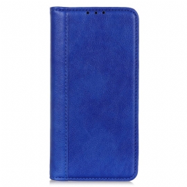 Beskyttelse Deksel Til Samsung Galaxy A03s Folio Deksel Litchi Business Split Leather
